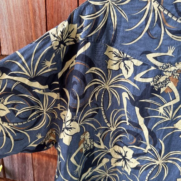 VTG Tommy Bahama Hawaiian Print Short Sleeve Button Camp Shirt in Men's X-Large - Picture 6 of 11